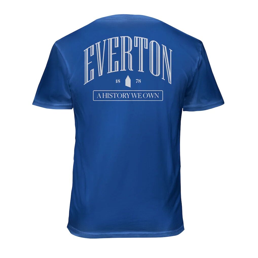 Everton 1863FC Back Wordmark Soft Wash T-Shirt