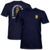 Argentina National Team 1863FC True To Glory Heavyweight T-Shirt - Navy - Front View