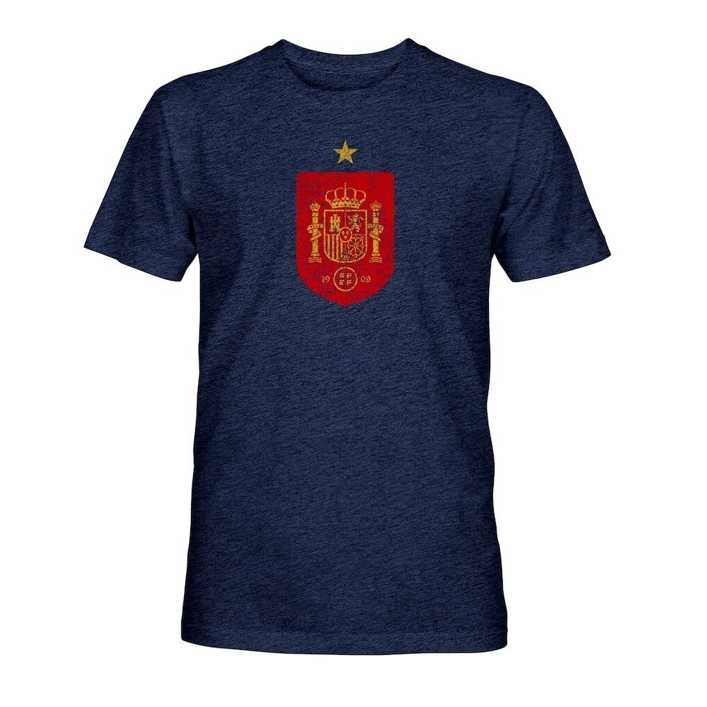 Spain National Team 1863FC Color Badge Tri-Blend T-Shirt
