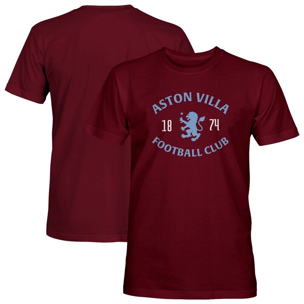 Aston Villa 1863FC Established Location T-Shirt - Maroon