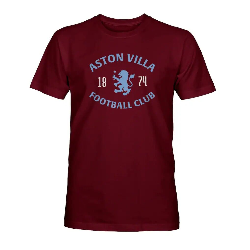 Aston Villa 1863FC Established Location T-Shirt - Maroon