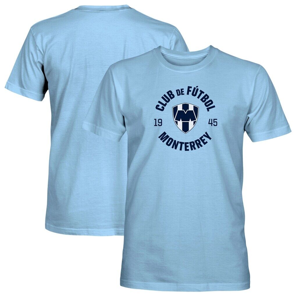 CF Monterrey 1863FC Established Location T-Shirt - Light Blue