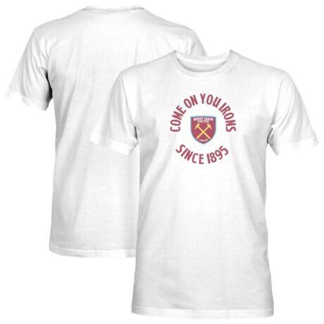 West Ham United 1863FC Established Location T-Shirt - White - Front View