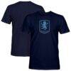 Aston Villa 1863FC Mono Badge T-Shirt - Navy - Front View