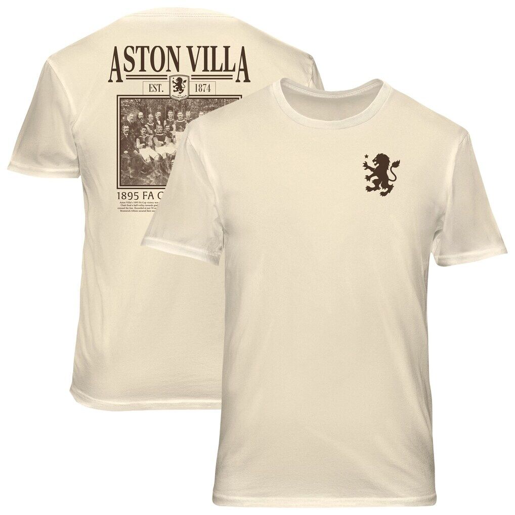 Aston Villa 1863FC Vintage Soft Wash T-Shirt