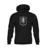 Aston Villa 1863FC Youth Mono Badge Fleece Hoodie - Black - Side View