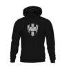 CF Monterrey 1863FC Youth Mono Badge Fleece Hoodie - Black - Side View