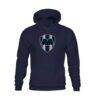 CF Monterrey 1863FC Youth Color Badge Fleece Hoodie - Navy - Side View