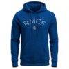Real Madrid 1863FC Wordmark Fleece Hoodie - Blue - Side View