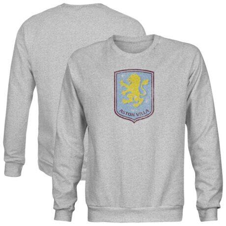 Aston Villa 1863FC Color Badge Sweatshirt - Gray - Front View