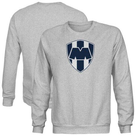CF Monterrey 1863FC Color Badge Sweatshirt - Gray - Front View