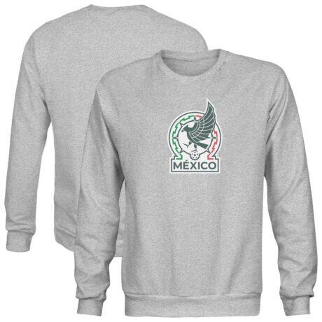 Mexico National Team 1863FC Color Badge Sweatshirt - Gray - Front View
