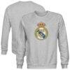 Real Madrid 1863FC Color Badge Sweatshirt - Gray - Front View