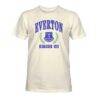Everton 1863FC Retro Stripes T-Shirt - Cream - Side View