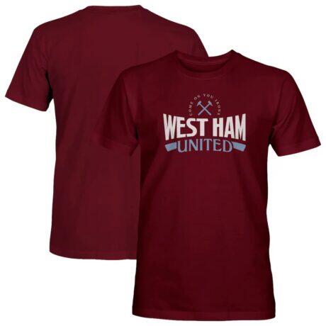 West Ham United 1863FC Athletic Wordmark T-Shirt - - Front View