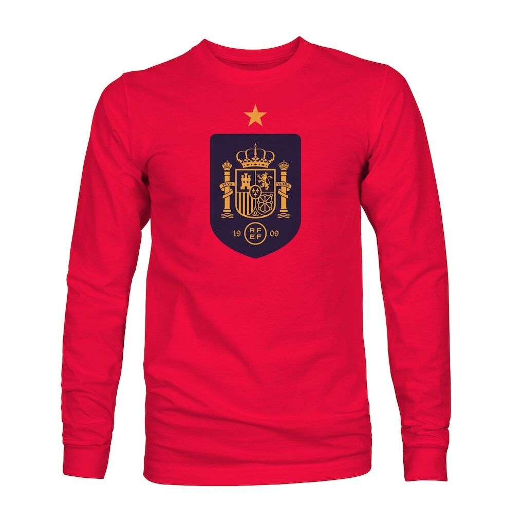 Spain National Team 1863FC Color Badge Long Sleeve T-Shirt