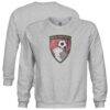 AFC Bournemouth 1863FC Youth Color Badge Sweatshirt - Gray - Front View