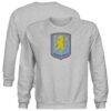 Aston Villa 1863FC Youth Color Badge Sweatshirt - Gray - Front View
