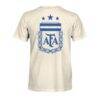 Argentina National Team 1863FC Big Logo Heavyweight T-Shirt - Cream - Detail View