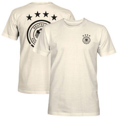 Germany National Team 1863FC Big Logo Heavyweight T-Shirt - Cream - Front View