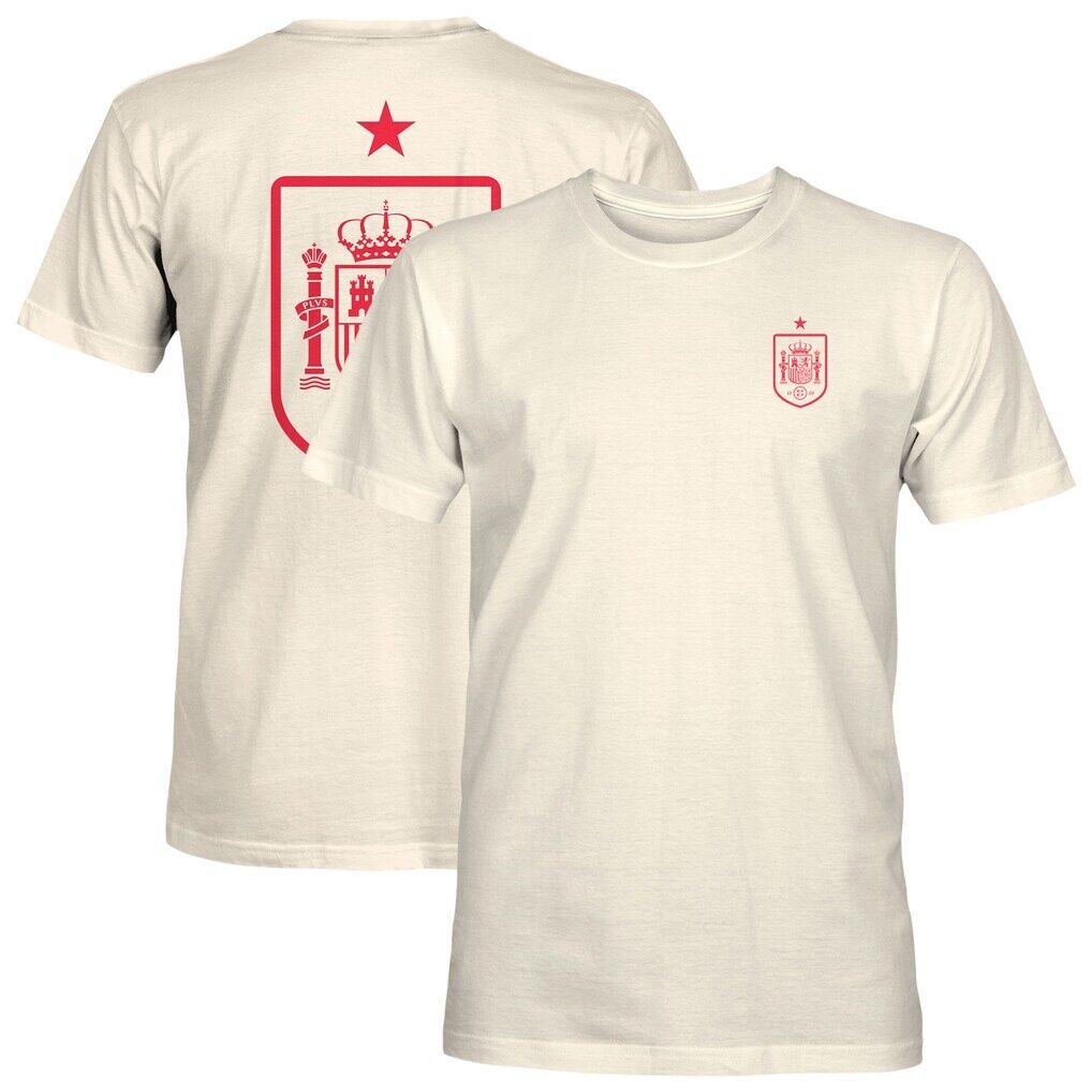 Spain National Team 1863FC Big Logo Heavyweight T-Shirt