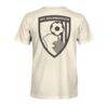 AFC Bournemouth 1863FC Big Logo Heavyweight T-Shirt - Cream - Detail View