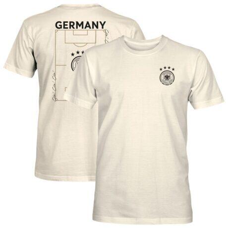 Germany National Team 1863FC Own the Pitch Heavyweight T-Shirt - Cream - Front View