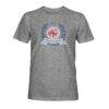 France National Team 1863FC Vintage Tri-Blend T-Shirt - Gray - Side View