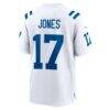 Daniel Jones Indianapolis Colts Nike Game Jersey - White - Detail View