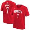 Kevin Durant Houston Rockets Nike Youth Icon Name & Number T-Shirt - Red - Front View