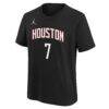 Kevin Durant Houston Rockets Jordan Brand Youth Statement Name & Number T-Shirt - Black - Side View