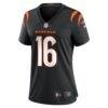 Joe Flacco Cincinnati Bengals Nike Women's Team Game Jersey - Black - Side View