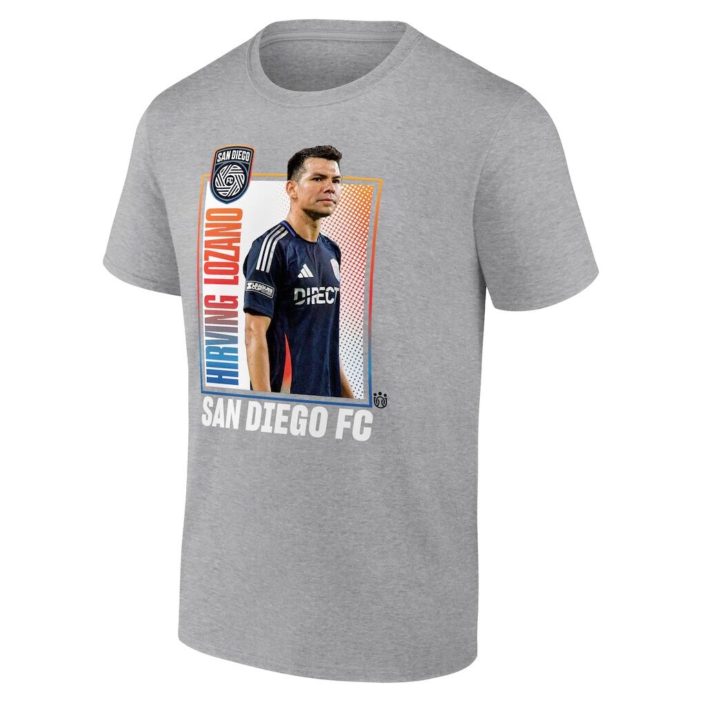 Hirving Lozano San Diego FC Player Program T-Shirt - Heather Gray