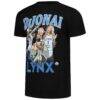 DiJonai Carrington Minnesota Lynx Stadium Essentials Unisex Crossroads T-Shirt - Black - Side View