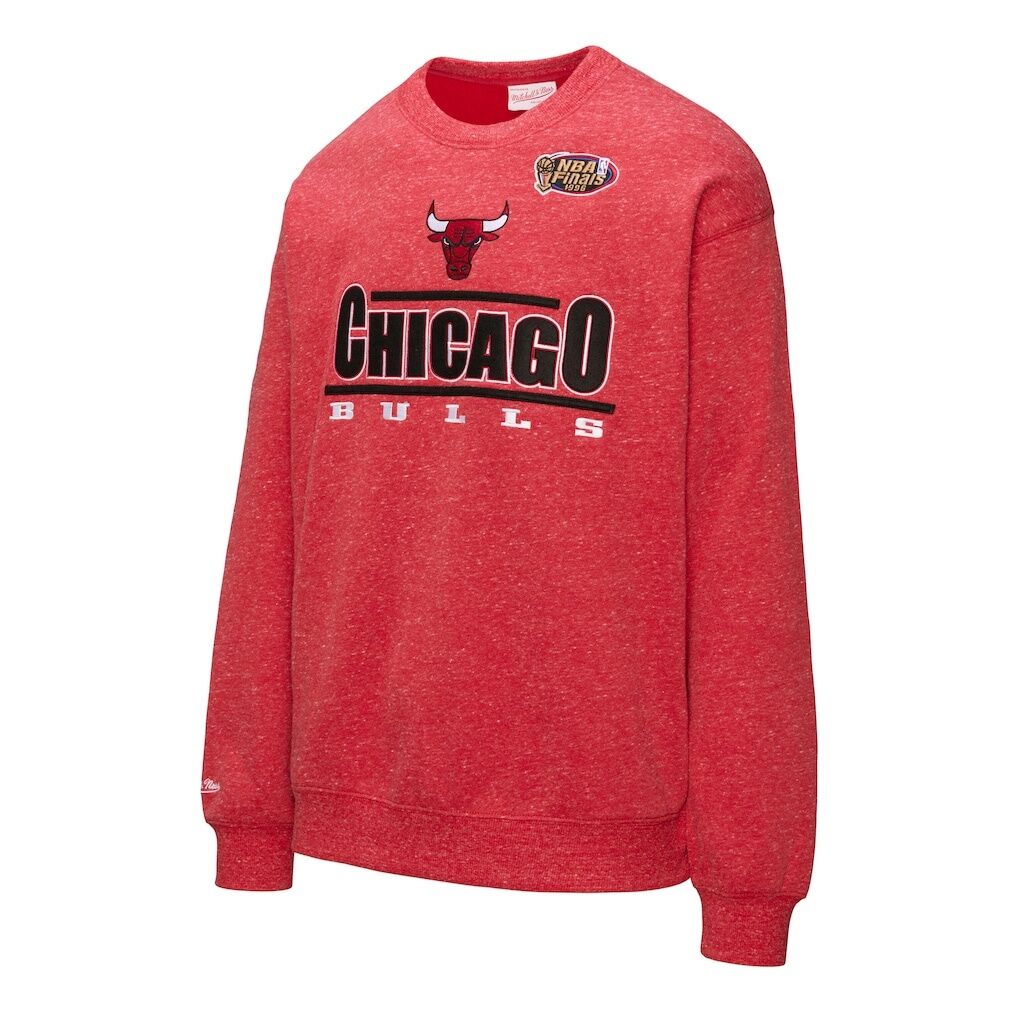 Chicago Bulls Mitchell & Ness Throw It Back Fleece Sweatshirt