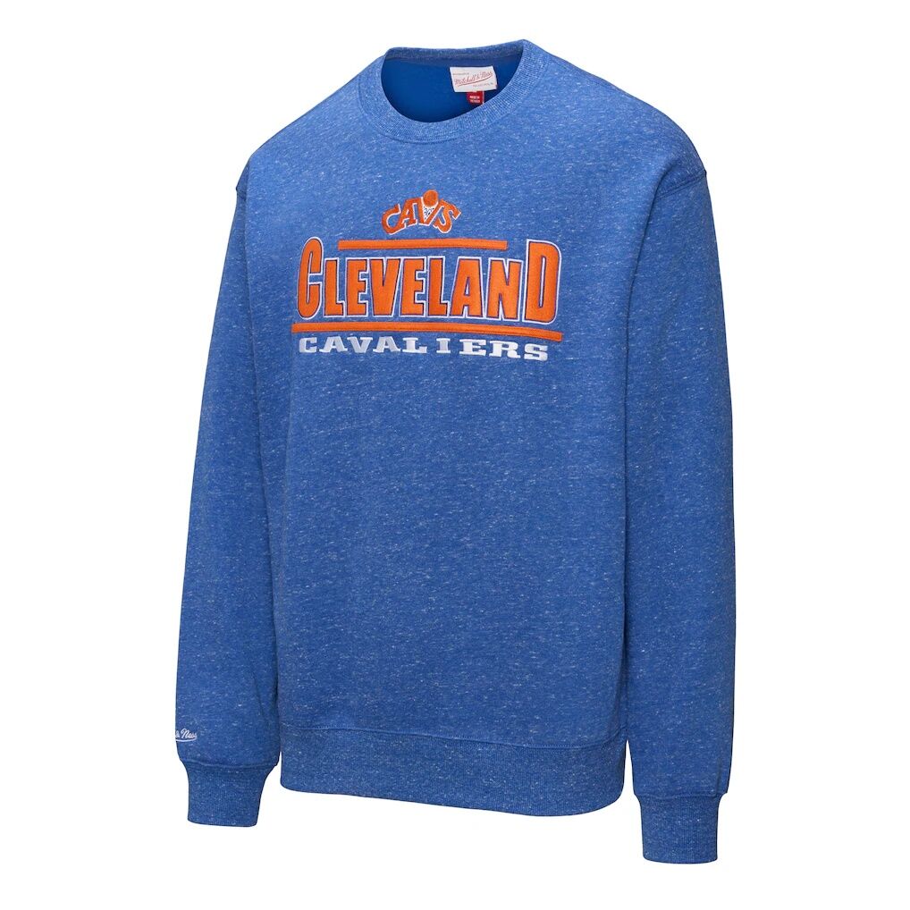 Cleveland Cavaliers Mitchell & Ness Throw It Back Fleece Sweatshirt – Royal