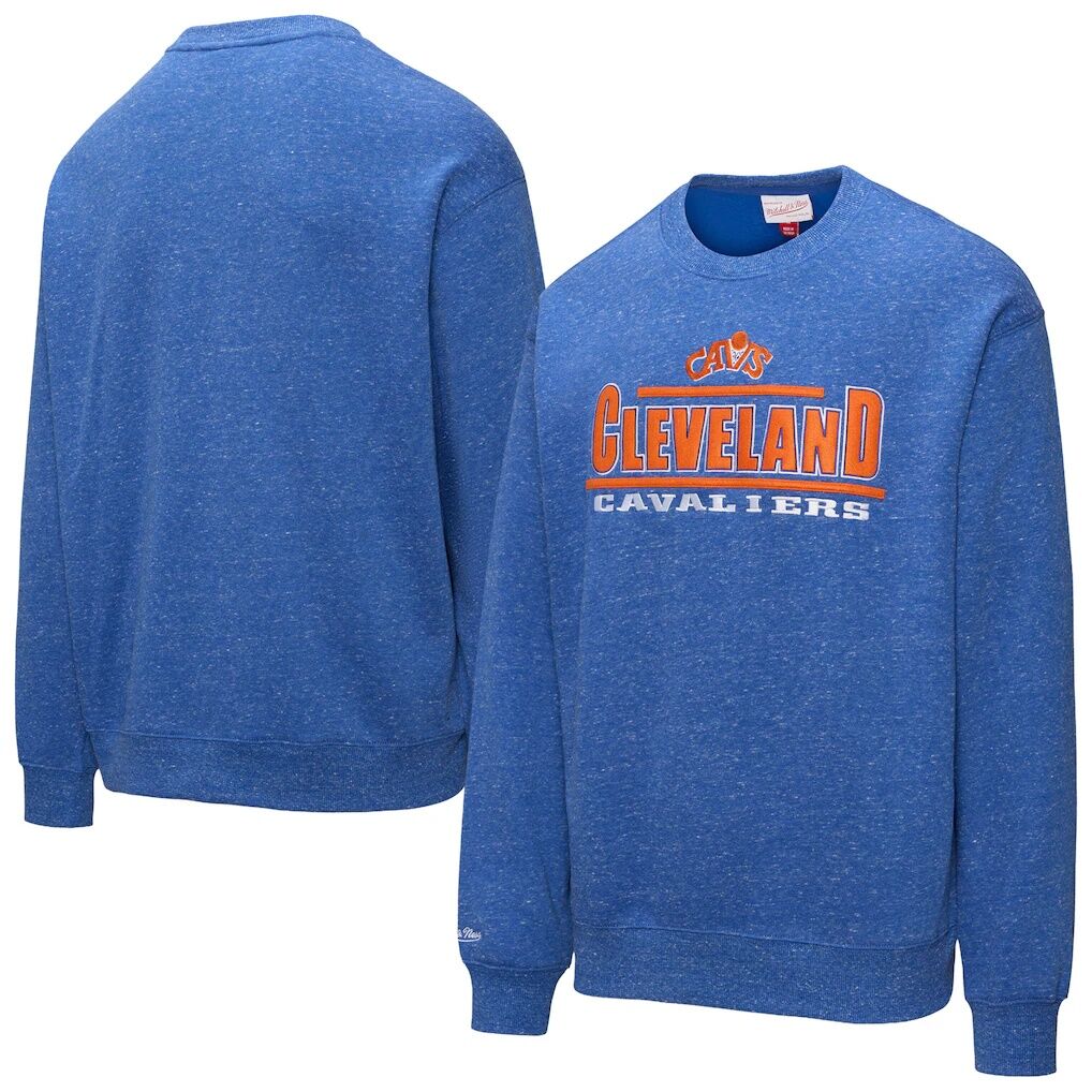 Cleveland Cavaliers Mitchell & Ness Throw It Back Fleece Sweatshirt – Royal