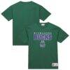 Milwaukee Bucks Mitchell & Ness Hardwood Classics Throw It Back Premium T-Shirt - Green - Front View