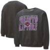 Toronto Raptors Mitchell & Ness NBA Downtown Collection Fleece Sweatshirt - Black - Front View