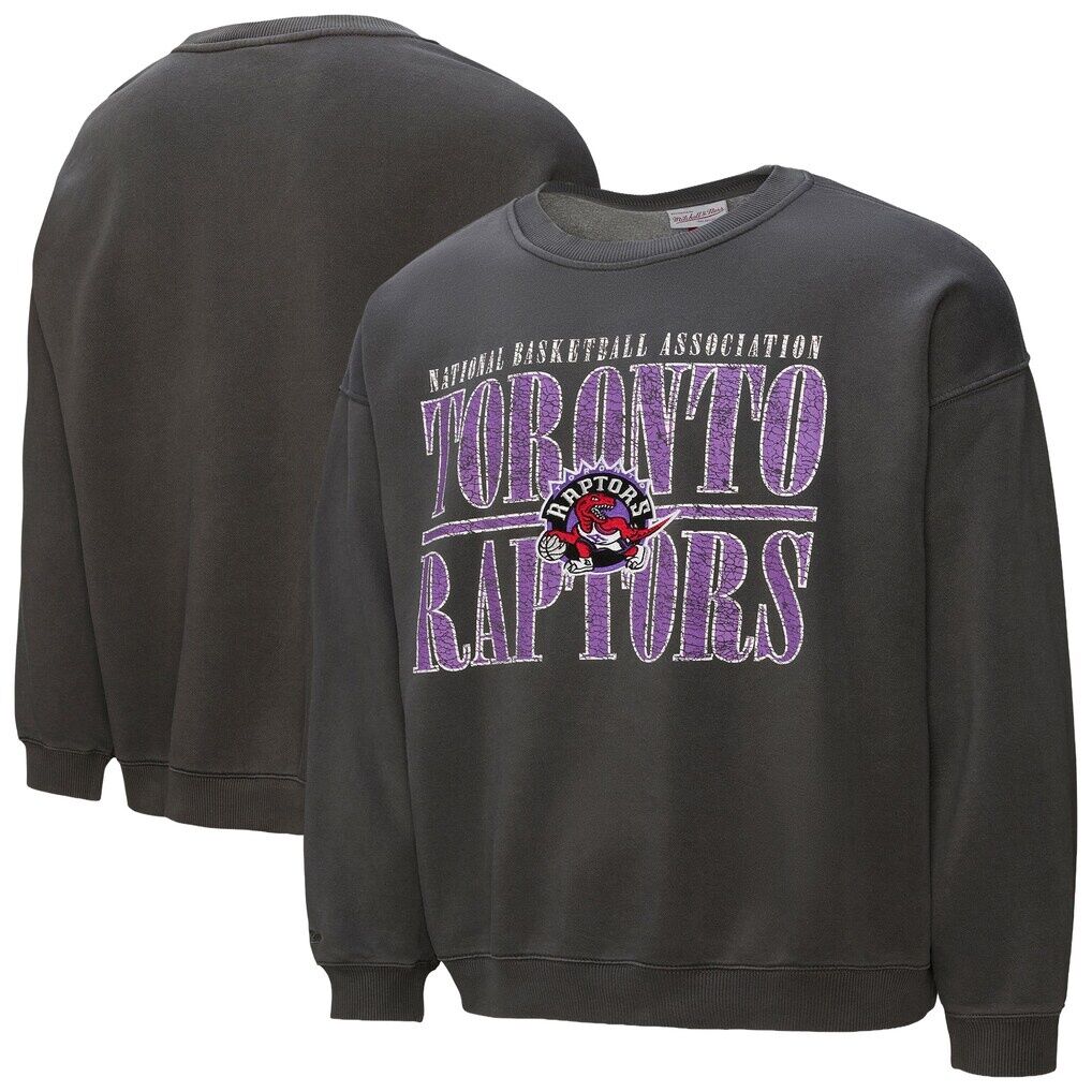 Toronto Raptors Mitchell & Ness NBA Downtown Collection Fleece Sweatshirt