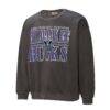Milwaukee Bucks Mitchell & Ness NBA Downtown Collection Fleece Sweatshirt - Black - Side View