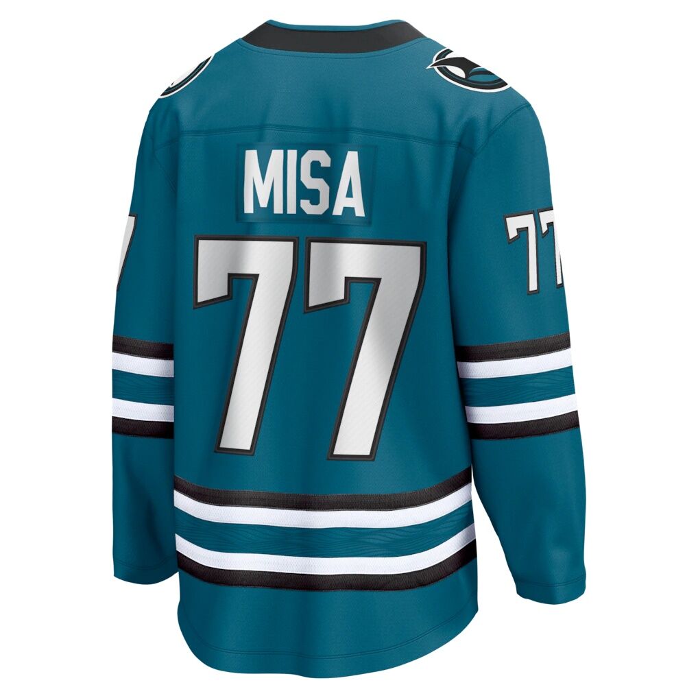 Michael Misa San Jose Sharks Fashion7 Breakaway Jersey