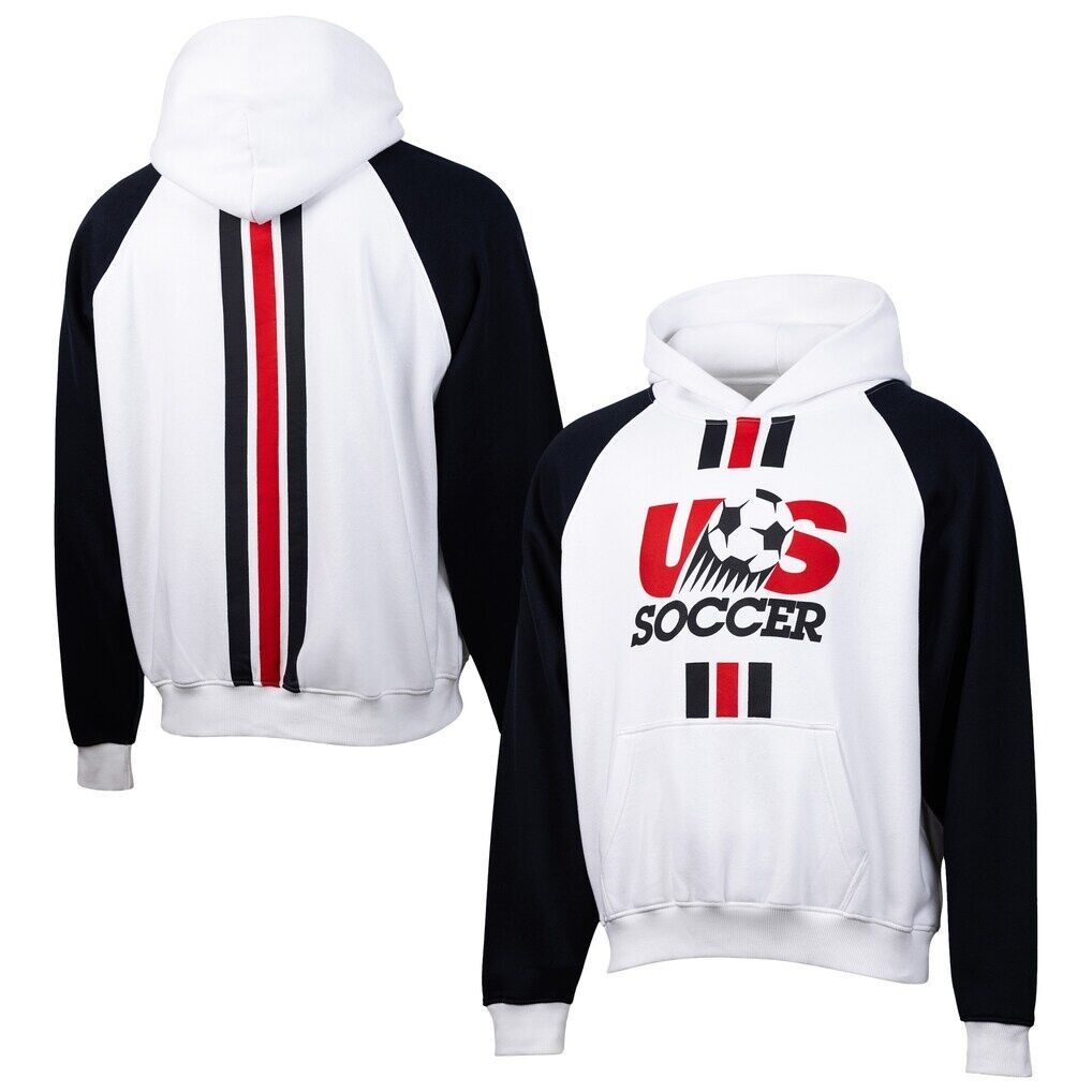 USMNT Sport Design Sweden Breakaway Oversized Hoodie - White/Black