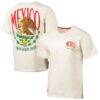 Mexico National Team Sport Design Sweden Golden Eagle T-Shirt - Cream - Front View