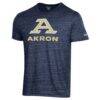 Akron Zips Champion Ultimate Triblend T-Shirt - Navy - Side View
