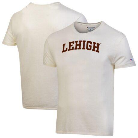 Lehigh Mountain Hawks Champion Ultimate Triblend T-Shirt - White - Front View