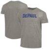 DePaul Blue Demons Champion Ultimate Triblend T-Shirt - Gray - Front View