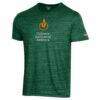 Culinary Institute of America Steels Champion Ultimate Triblend T-Shirt - Green - Side View