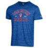 Florida Southern Mocs Champion Ultimate Triblend T-Shirt - Blue - Side View