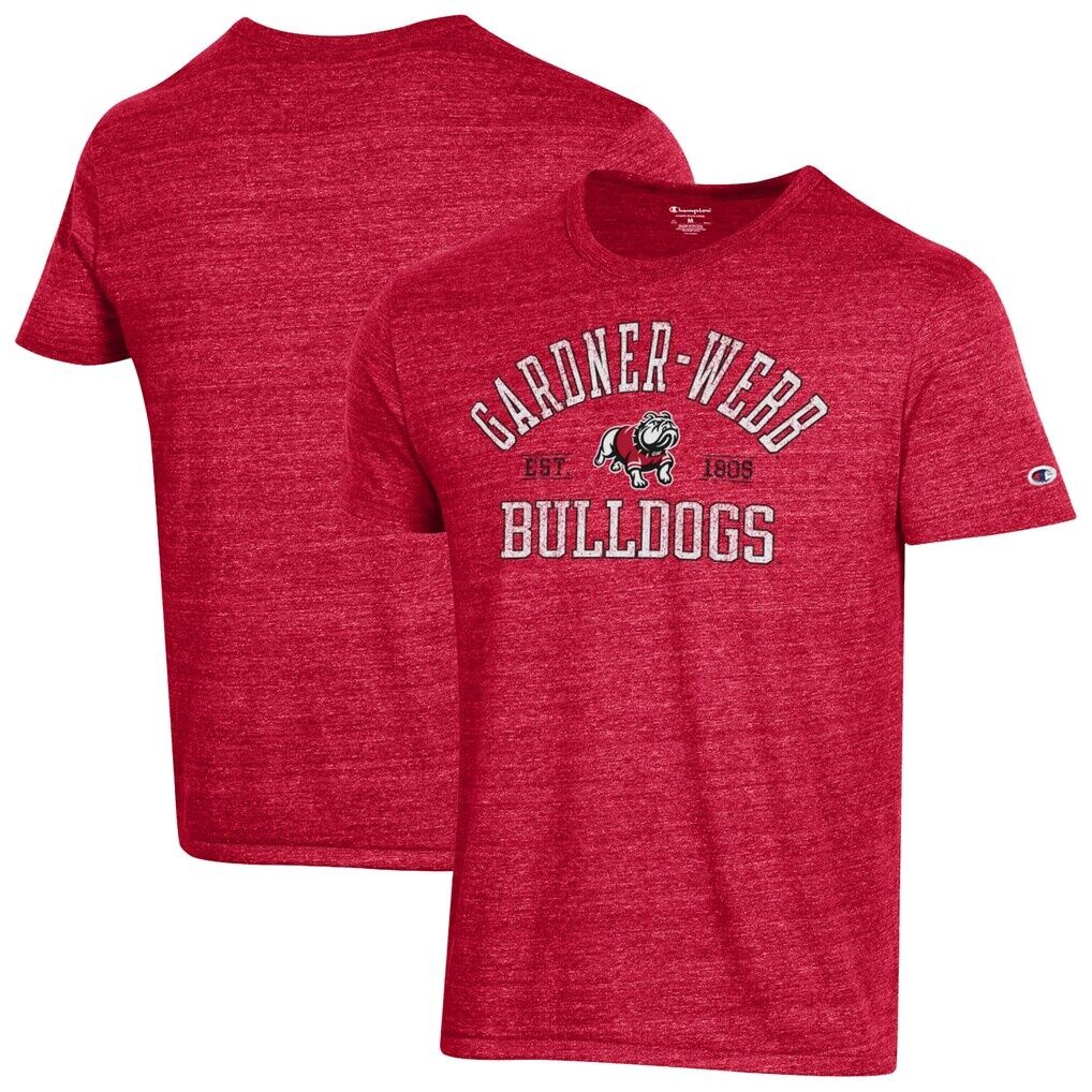 Gardner-Webb Bulldogs Champion Ultimate Triblend T-Shirt - Scarlet